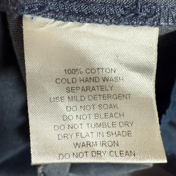 Alpha60 Mini Denim Dress Size XS Sleeveless 100% Cotton Pullover Style - Picture 9 of 9